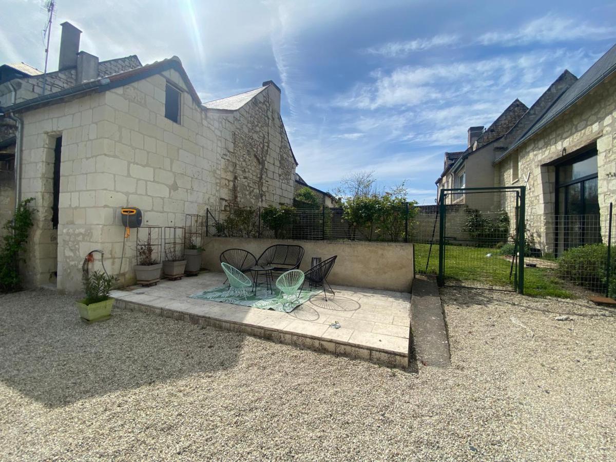 Studio Indre Climatise, La Halte De Cuze, Aux Abords De La Loire A Velo Huismes Buitenkant foto