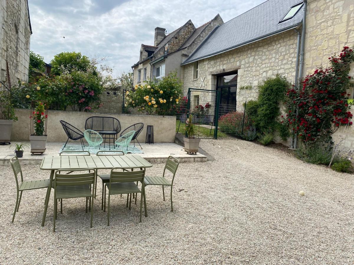 Studio Indre Climatise, La Halte De Cuze, Aux Abords De La Loire A Velo Huismes Buitenkant foto