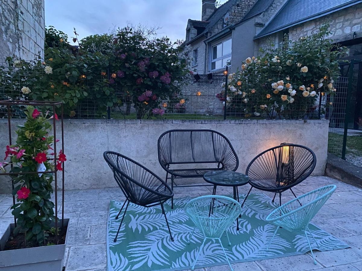 Studio Indre Climatise, La Halte De Cuze, Aux Abords De La Loire A Velo Huismes Buitenkant foto