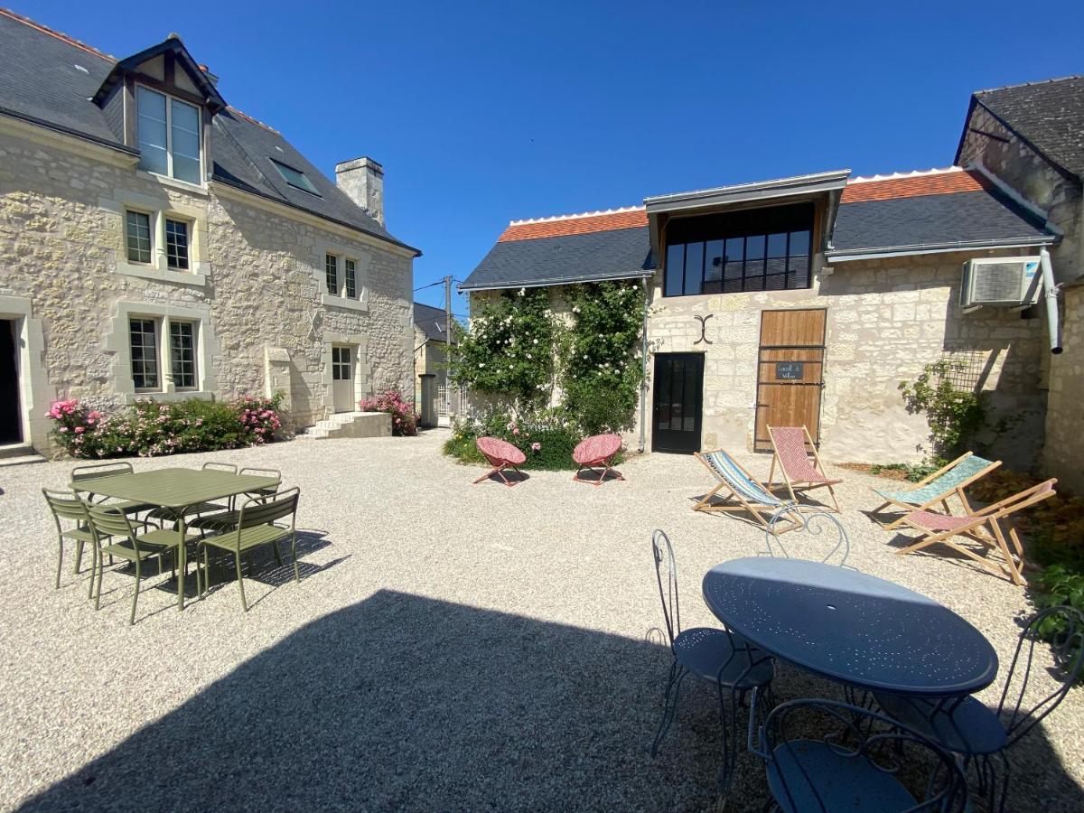 Studio Indre Climatise, La Halte De Cuze, Aux Abords De La Loire A Velo Huismes Buitenkant foto
